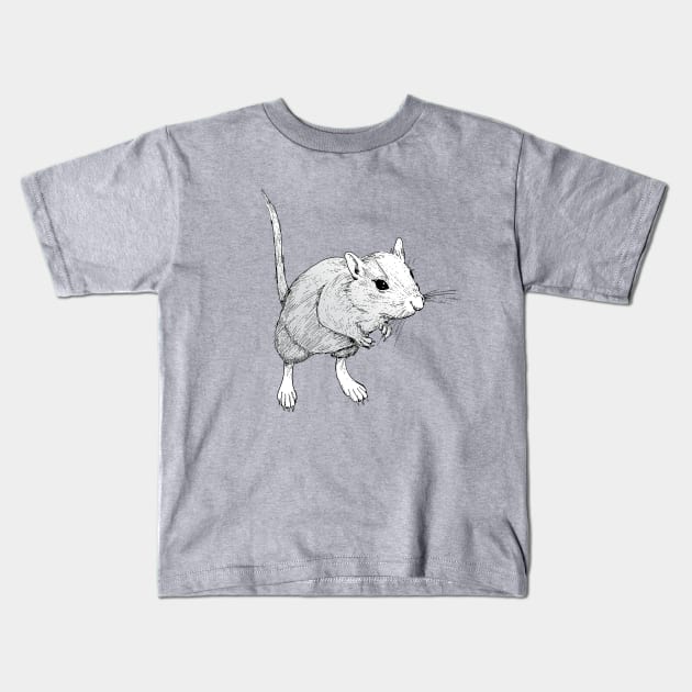 Gerbil On Kids T-Shirt by jessicaguarnido